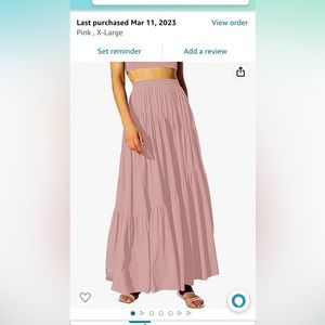 maxi skirt